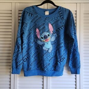 Disney Blue stitch crewneck sweater